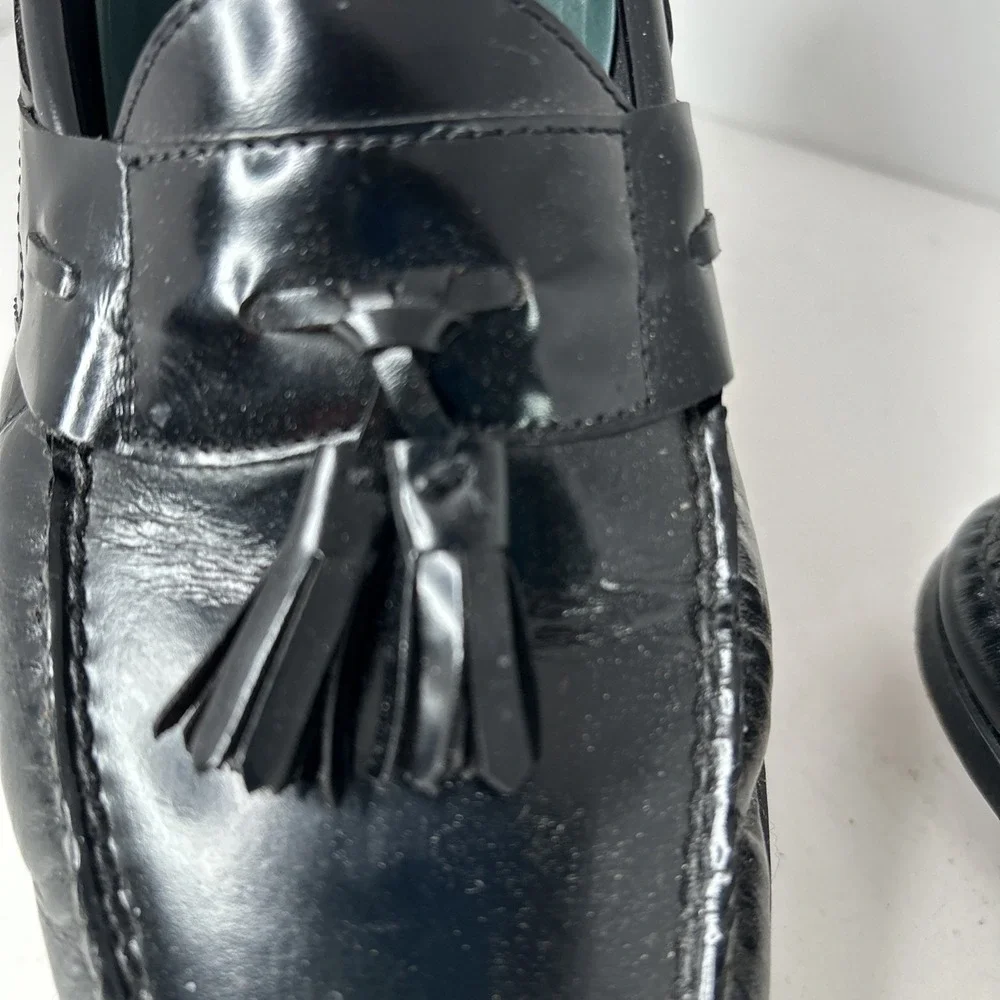 Florsheim‎ Mens Dress Shoes Brown/Black Leather Loafers Tassel Size 11